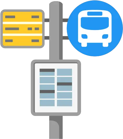 Bus Stop Emoji Vertical Png Bus Station Icon