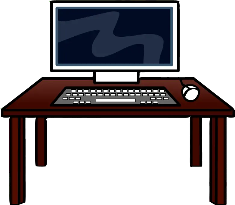 Computer Desk Png 1 Image Transparent Desk With Computer Computer Desk Png png