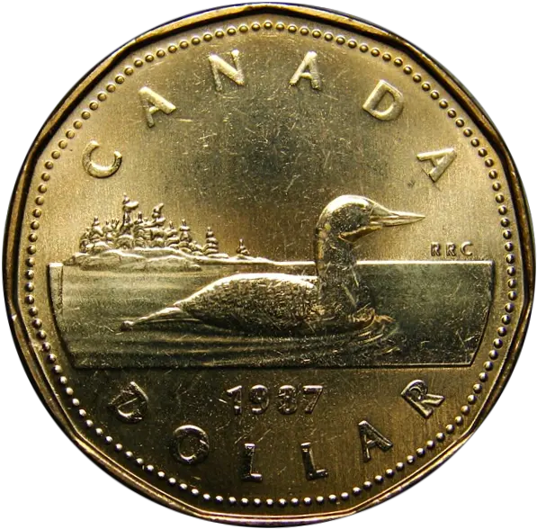 Otd The Birth Of U0027loonieu0027 Canadian Coin News Del Double Eagle Steakhouse Png Loon Icon