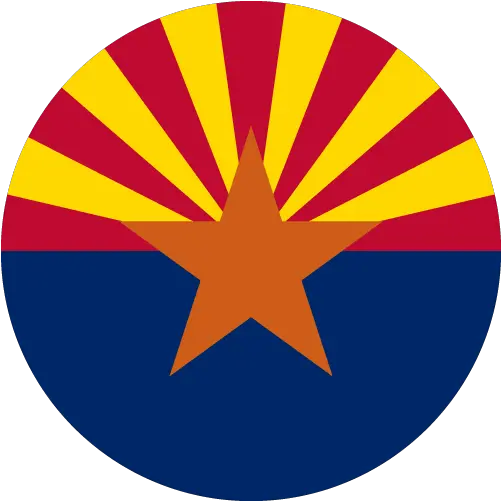 Vector Country Flag Of Arizona Circle Vector World Flags Arizona Flag Circle Png Usa Icon Vector