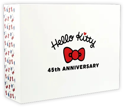 45 Years Hello Kitty Horizontal Png Hello Kitty Logo