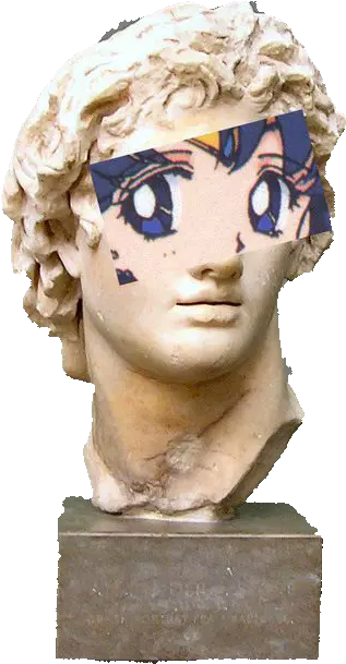Download Report Abuse Alexander The Great Ancient Greek Bust Png Vaporwave Statue Png