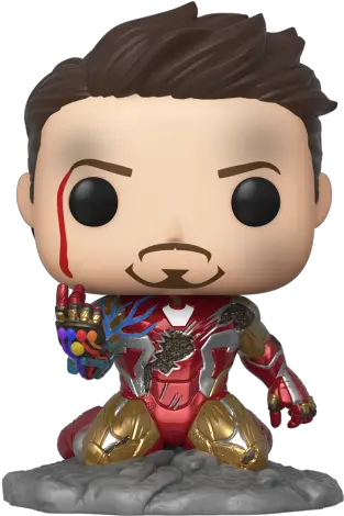 Funko Recreates Tony Starku0027s Triumphant Endgame Moment As A Am Iron Man Pop Png Tony Stark Png