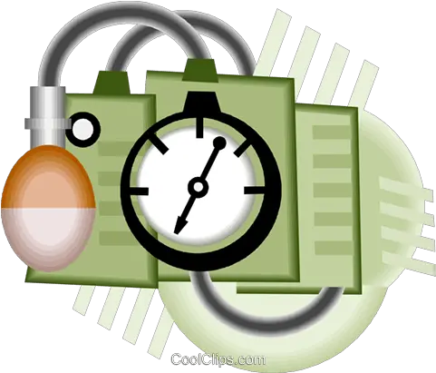 Blood Pressure Gauge Medical Equipment Royalty Free Vector Clock Png Medical Supplies Icon