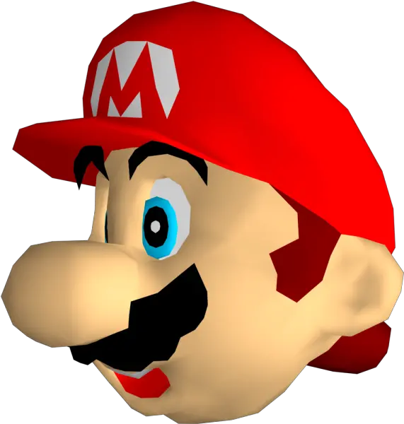 Nintendo 64 Super Mario 64 Mario Head Png Luigi Head Png