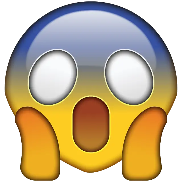 Omg Face Emoji Shocked Emoji Png Surprised Emoji Transparent Background