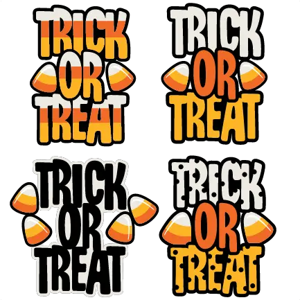 Download Hd Trick Or Treat Title Scrapbook Cut File Cute Trick Or Treat Halloween Clipart Png Trick Or Treat Png