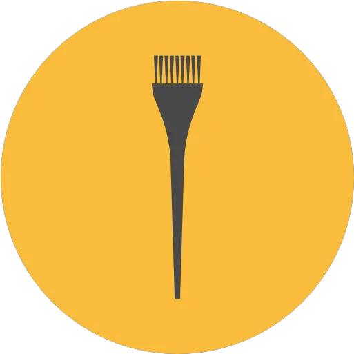 Beauty Hair Salon Grooming Dye Brush Icon Hair Dye Brush Logo Png Hair Brush Icon