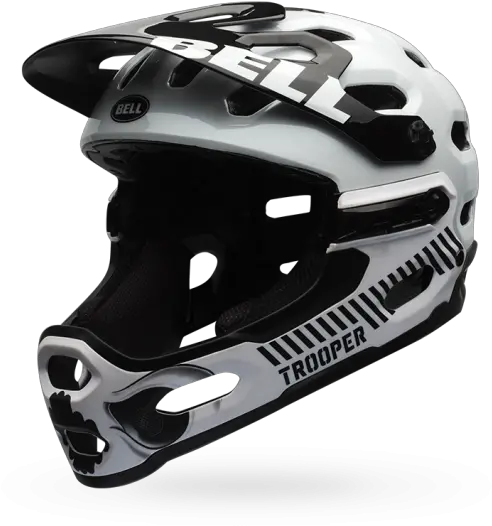 Super 2r Mips Equipped Star Wars Stormtrooper Limited Edition Mtb Full Face Helmet Storm Trooper Png Stormtrooper Helmet Png