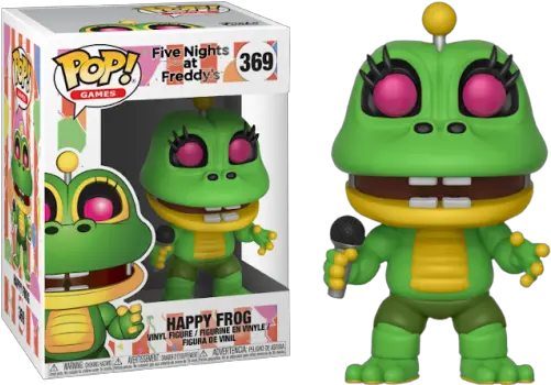 Freddy Fazbearu0027s Pizzeria Simulator Happy Frog Pop Vinyl Figure Png Freddy Fazbear Png