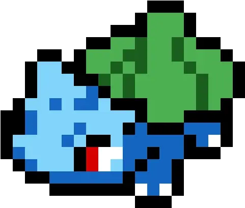 Pixilart Bulbasaur Pixel Art By Anonymous Pokemon Pixel Art Bulbasaur Png Pixel Art Transparent