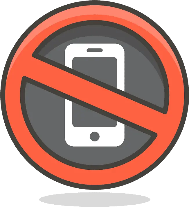 No Mobile Phones Emoji Clipart Free Download Transparent Prohibido Telefono Png Animados Mobile Icon Vector Free Download