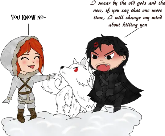 Download Jon Snow Clipart Chibi Jon Snow And Ygritte Deviantart Png John Snow Png