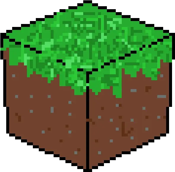 Hd Grass Block Transparent Png Image Pixel Art Cube Png Grass Block Png