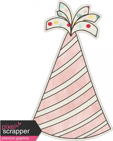 Birthday Wishes Pink Party Hat Sticker Graphic By Sheila Party Hat Png Birthday Hat Transparent