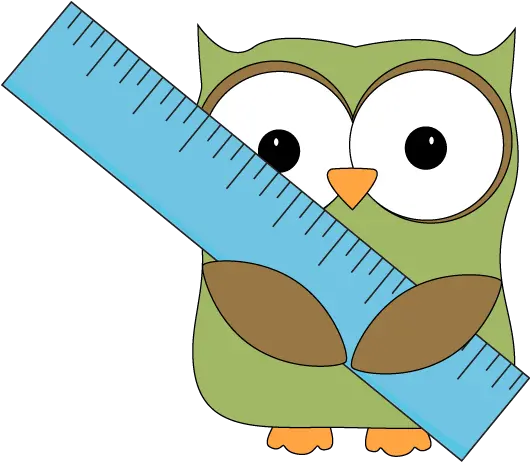Download Hd Owl Math Clipart 2 By Haley Owl With Ruler Clipart Png Math Clipart Png