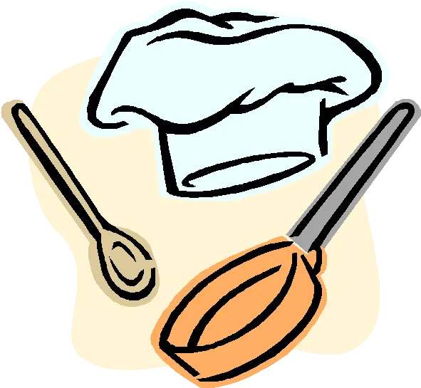 Chef Hat And Utensils Clipart Cartoon Chef Utensils Png Chef Hat Transparent