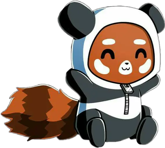 Freetoedit Cute Kawaii Redpanda Panda Costume Png Kawaii Red Panda Panda Png Cute