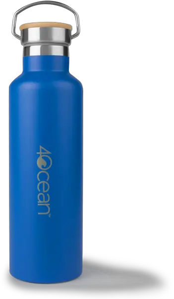 4ocean Reusable Bottle Blue Water Bottle Png Bottle Transparent