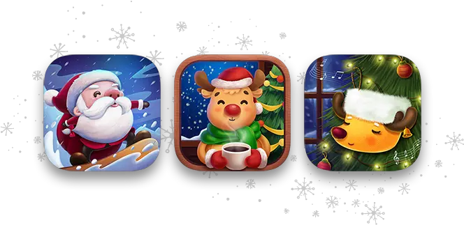 Premium Christmas App Icon Collection Chtistmas Icons Hof Spps Png Santa Baron Icon