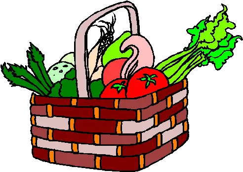 Gift Basket Drawing Free Download Basket Vegetables Cartoon Gif Png Basket Transparent
