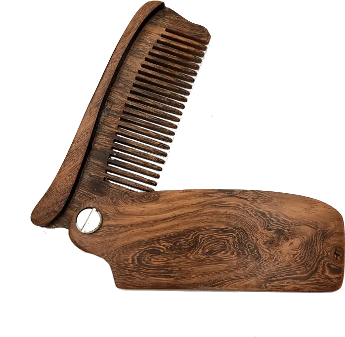 Download Hd The Sandalwood Beard Comb Transparent Png Image Beard Comb Png