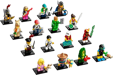 Lego Collectible Minifigures Series 20 Lego Mini Series 20 Png Lego Characters Png