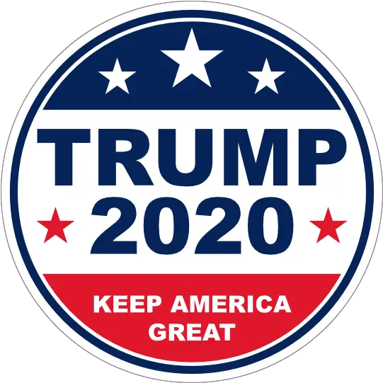 Trump 2020 Circle Sticker Logo 2020 Trump 2020 Png Trump Transparent Background