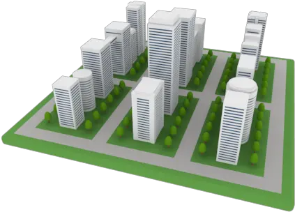 Download Office Clipart High Rise Building Commercial Scale Model Png Office Building Png