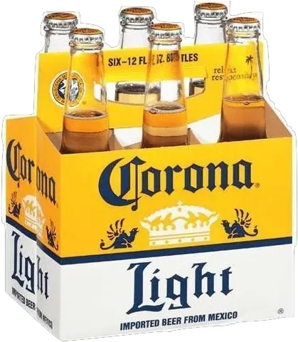 Corona Light Beer Corona Light 6 Pack Png Corona Bottle Png