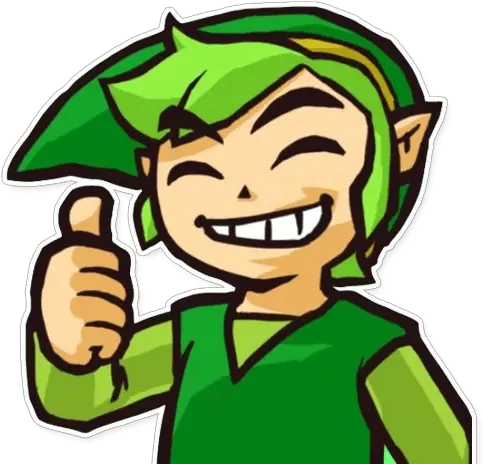 Legend Of Stickers Set For Telegram Legend Of Zelda Tri Force Heroes Art Png Zelda Png