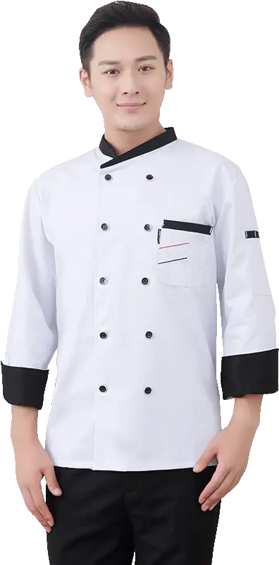 Custom Logo Chef Jacket Catering Autumn Tunic Work Wear Clothes Hat Restaurant Uniforrms Coat Botton Women Kitchen Cook Clothing Chef Png Chef Hat Logo