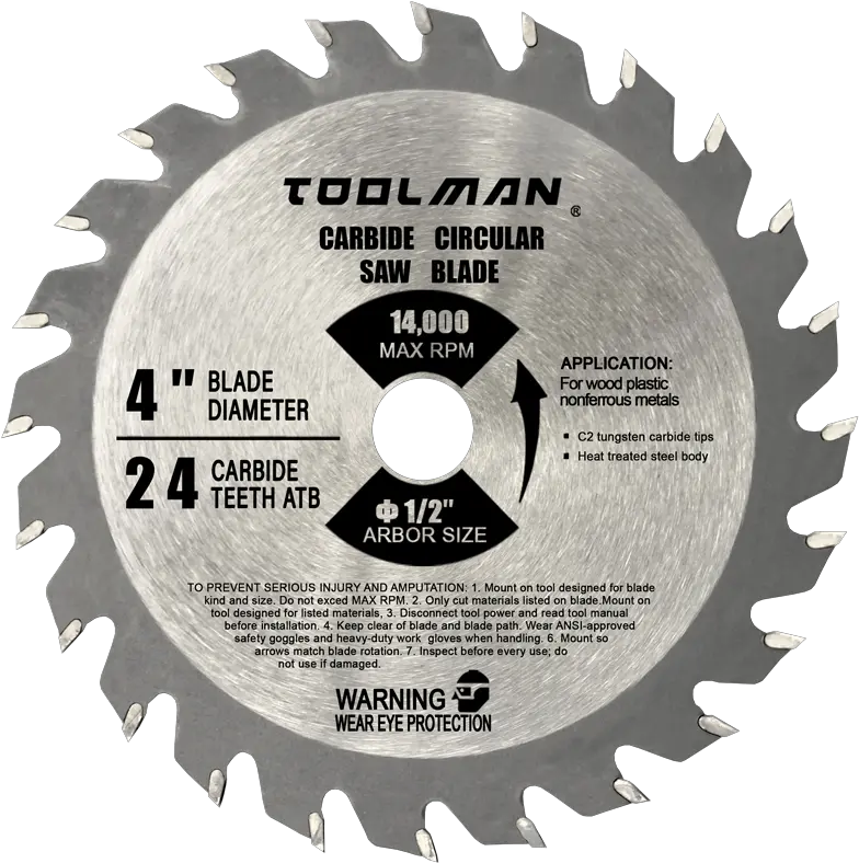 4 24t Mini Cabride Tripped Circular Saw Mighty Mite Blade 12 14000 Rpm Liontools Karachi Chamber Of Commerce Png Saw Blade Png