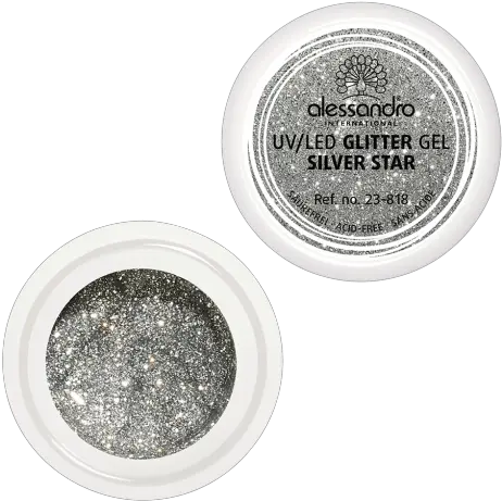 Glitter Gel Silver Star Novelties Eye Shadow Png Silver Glitter Png