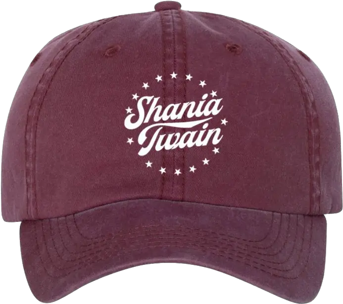 Shania Twain Logo Maroon Dad Hat For Baseball Png Universal Music Logo