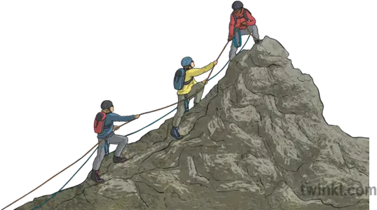 Mountain Climbing Party Abseiling Png Mountain Transparent Background