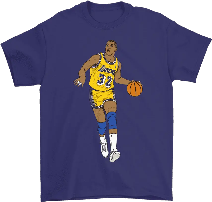 Nba Basketball Magic Johnson Cartoon Shirt Shirts Disney Star Wars Shirts Png Magic Johnson Png