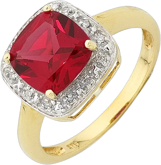 Ruby Ring Yellow Gold Ruby And Diamond Ring 754274 Ring In Gold And Ruby Png Halo Ring Png