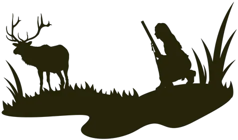Woman Hunting Deer Silhouette Transparent Png U0026 Svg Vector Deer Hunting Girl Silhouette Deer Hunting Logo