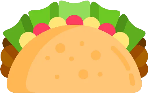 Colorful Mexican Taco Icon Transparent Png Stickpng Tacos For Your Birthday Mexican Icon