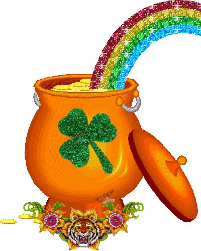 Pot Of Gold Pot Of Gold At The End Png Pot Of Gold Transparent