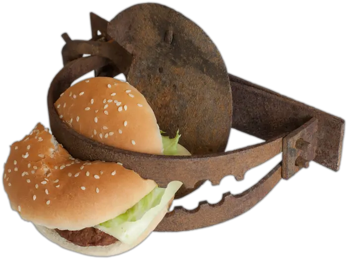 Bear Trap Png Rusty Hamburger Bear Trap Png