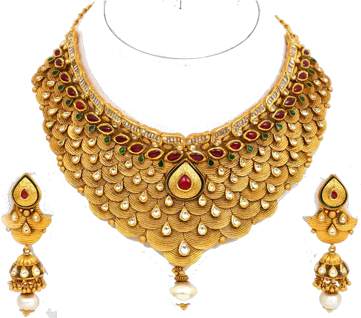 Download Jewellery Necklace Png Transparent Image For Gold Jewellery Necklace Transparent Background