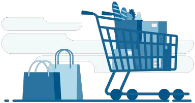 Best Premium Shopping Basket And Groceries Illustration Empty Png Shopping Basket Icon Png