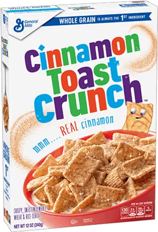 General Mills Cinnamon Toast Crunch 12x12oz Cinnamon Toast Crunch 12 Oz Png General Mills Logo Transparent