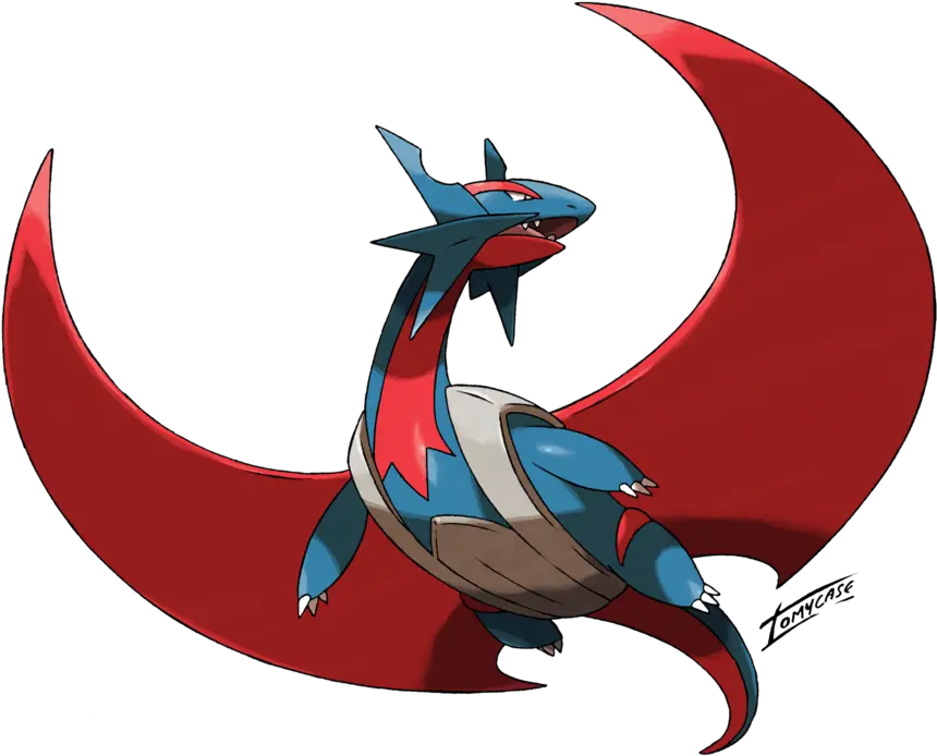 Download Rt For Mega Salamence Vs Fav Pokemon Salamence Mega Evolution Png Tyranitar Png