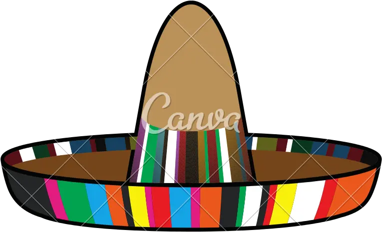 Isolated Mexican Hat Icons By Canva Clip Art Png Mexican Hat Png