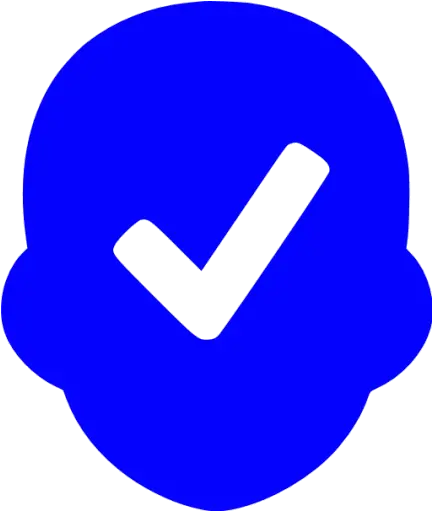 Blue Approve Icon Free Blue Check Mark Icons Approval Icon Png Transparent Verified User Icon