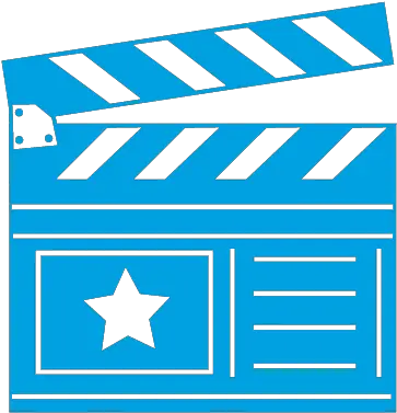 School And College Events Movies Icon Png Blue Full Size Film Clapper Png Movies Icon