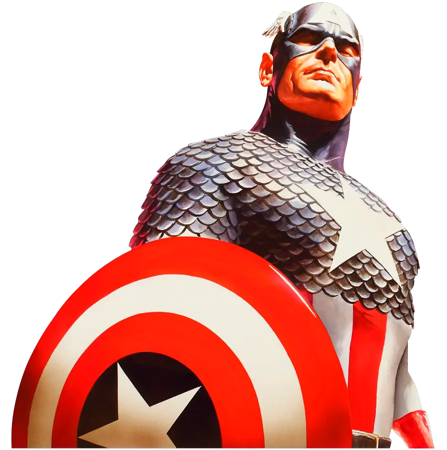 Steve Rogers Alex Ross Captain America Poster Png Steve Rogers Png